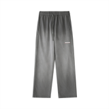 Vintage Washed Gradient Straight-Leg Sweatpants