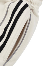 Reflection Striped Straight-Leg Sweatpants