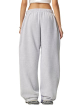 Contrast-Stitched Fleece Sweatpants