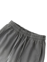 Vintage Washed Gradient Straight-Leg Sweatpants