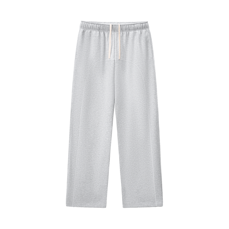 Contrast-Stitched Fleece Sweatpants