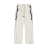 Reflection Striped Straight-Leg Sweatpants