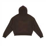 Fleece Zip-Up Boxy Hoodie