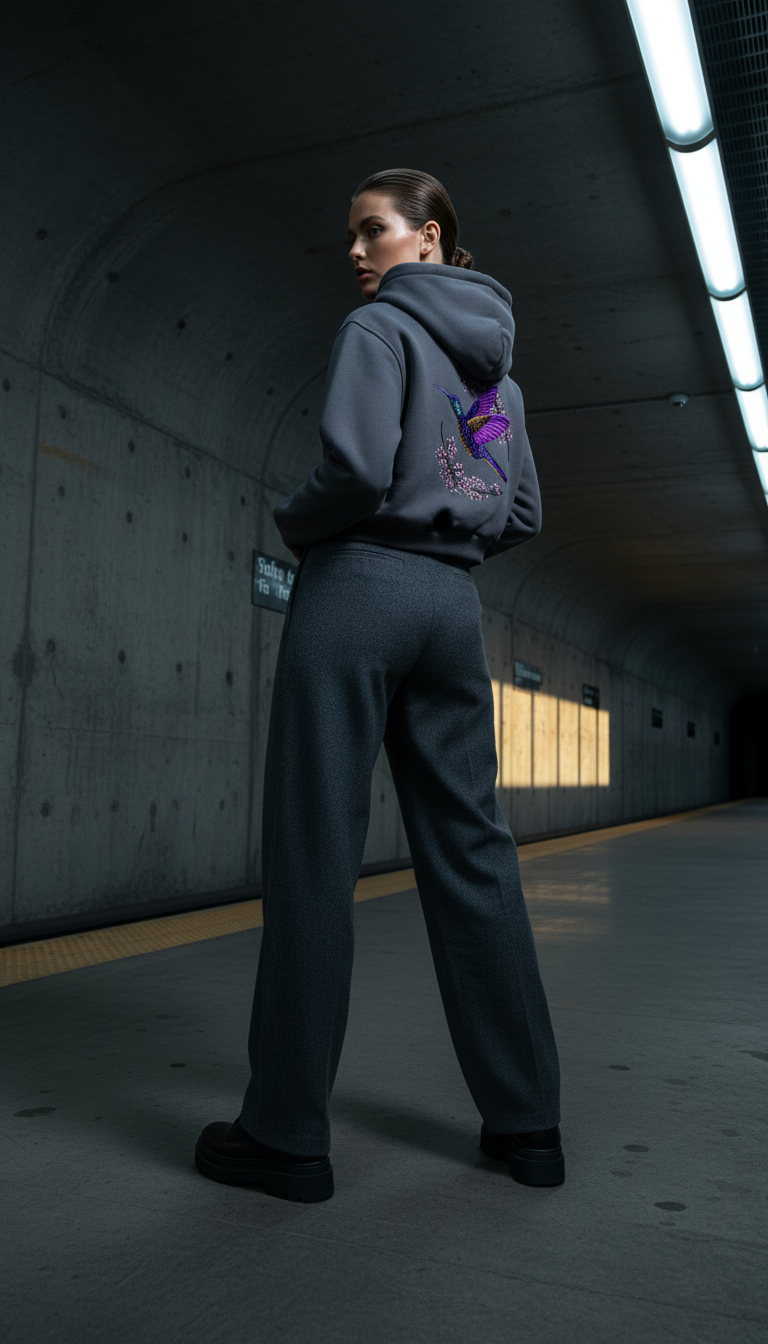 Essential Cropped Hoodie