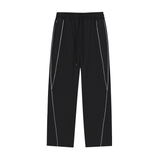 Reflection Striped Straight-Leg Sweatpants