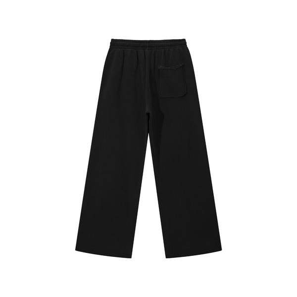 Snow Washed Raw Edge Sweatpants