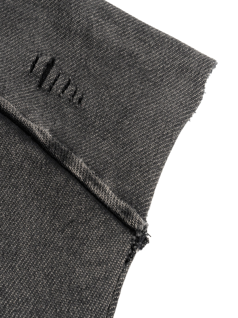 Snow Washed Boxy Hooded Tank Top