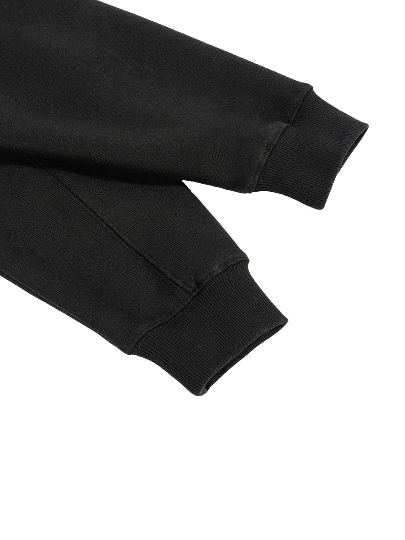 Fleece Zip-Up Boxy Hoodie