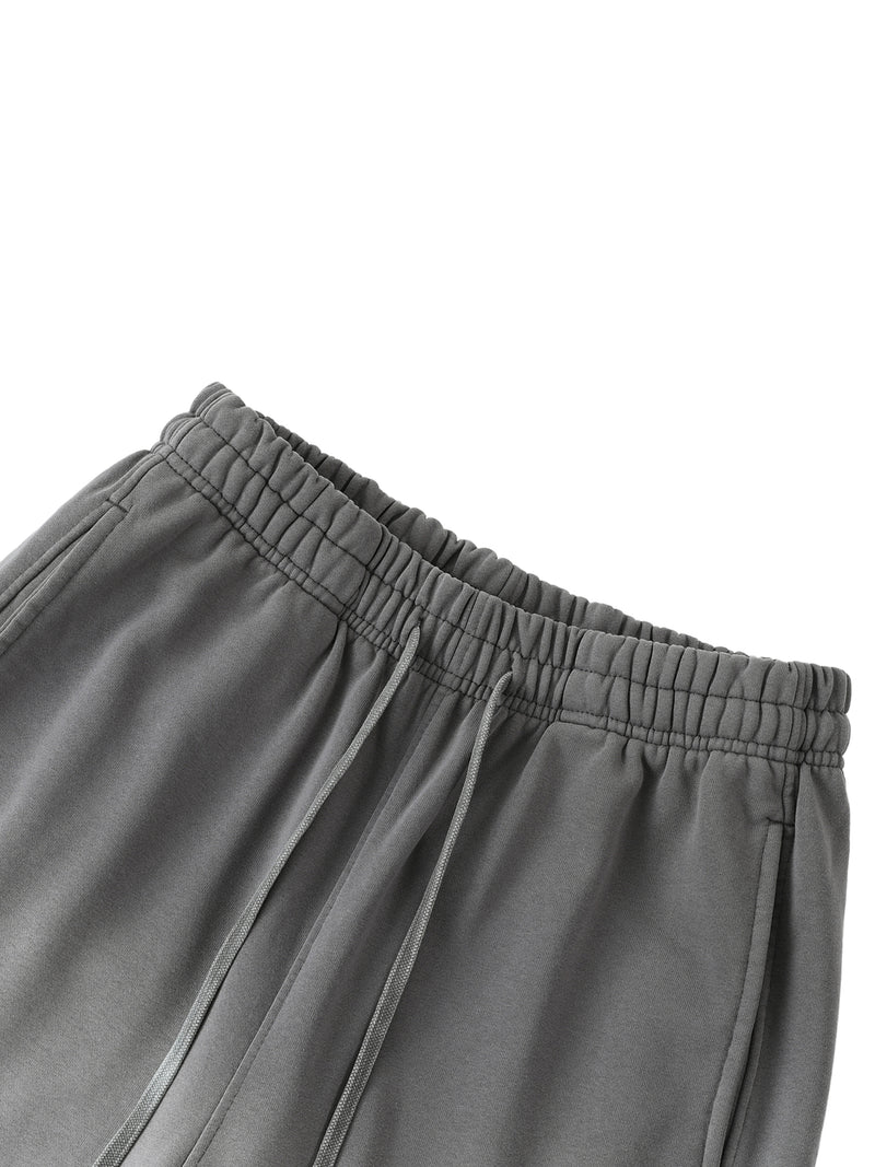 Vintage Washed Gradient Straight-Leg Sweatpants