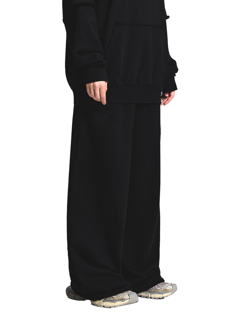 Snow Washed Raw Edge Sweatpants