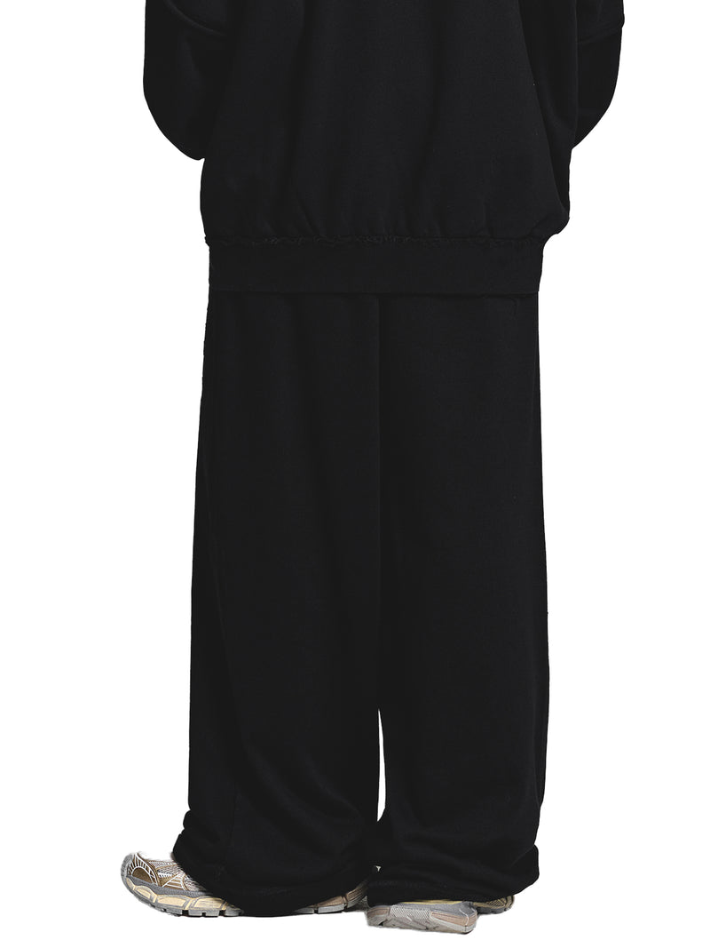 Snow Washed Raw Edge Sweatpants